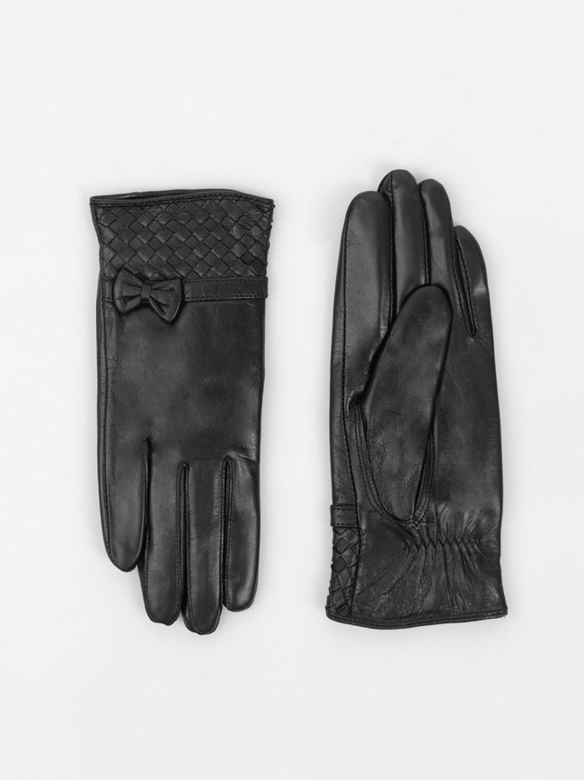 Women's leather gloves-0