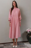 Yasmina Ruffle Linen Dress-3