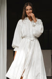 Yasmina Ruffle Linen Dress-0