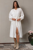 Yasmina Ruffle Linen Dress-5
