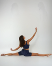 Merino Wool Sports Bra - Dark Blue-3