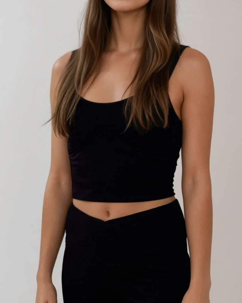 Women's Seacell Sports Bra - Black-1