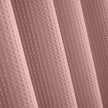 Dusty Pink Organic Cotton Waffle Shower Curtain | Mold Resistant | Quick Dry
