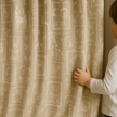 Soft Linen Animal Embroidered Nursery Curtains – 5 Colours – Blackout or Cotton Lined – Custom Sizes – Rod or Track Compatible