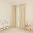 Soft Linen Animal Embroidered Nursery Curtains – 5 Colours – Blackout or Cotton Lined – Custom Sizes – Rod or Track Compatible