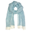 Gauze Linen Two Tone Scarf-4