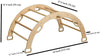 XL Wooden Climbing Arch Set with Christmas Design Pillow