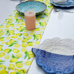 Lemon Table Runner | Organic Linen | Ruffled Edges | 92-305cm
