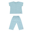 Ramie Baby/Kid Clothing Set - Blue-0