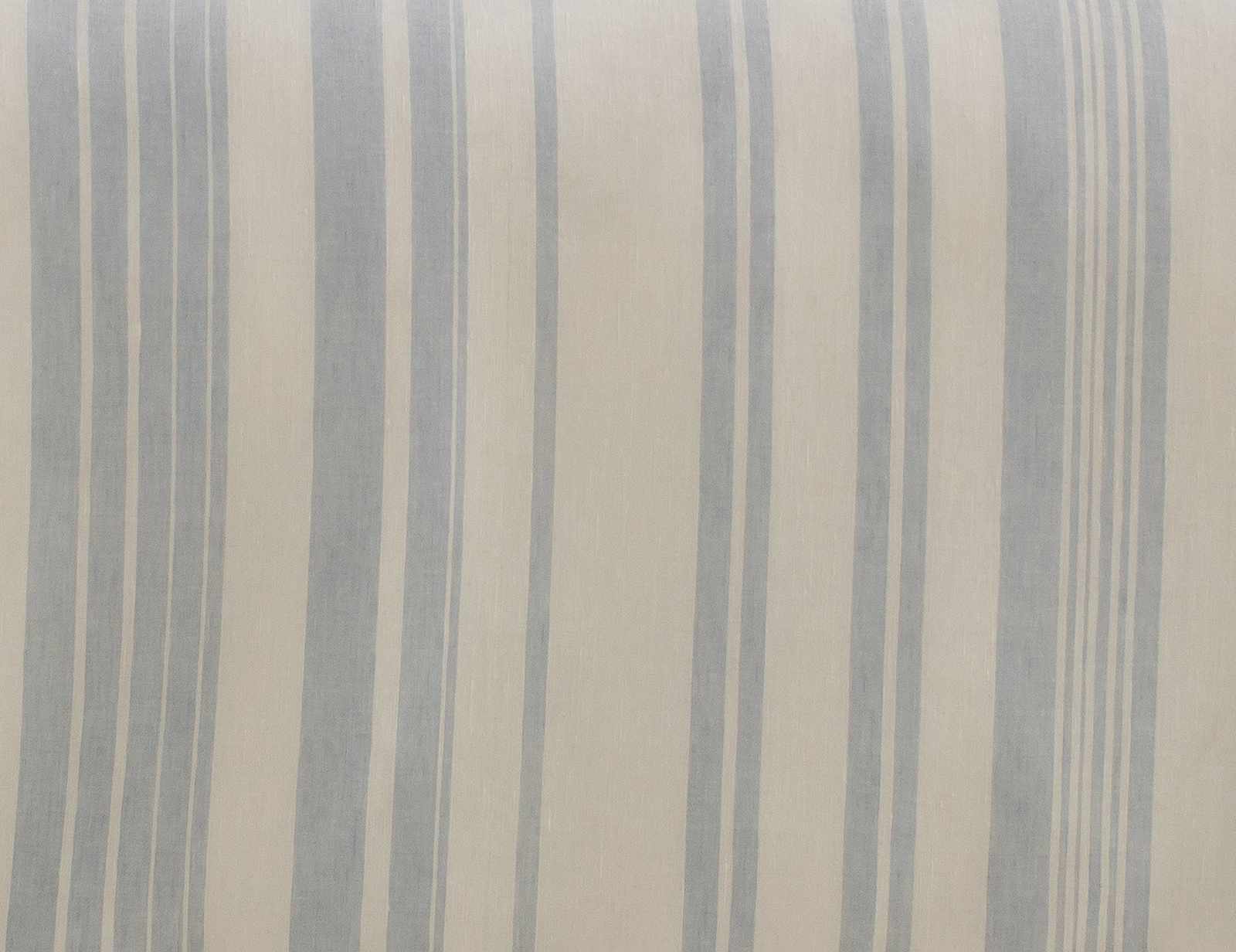 Baraniferho Ice Blue Striped Linen Bedding Set