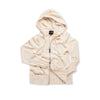 Cashmere-Blend Zipped Hoodie (Ivory)-0