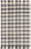 Chilliwack Gray Plaid Wool Rug-1