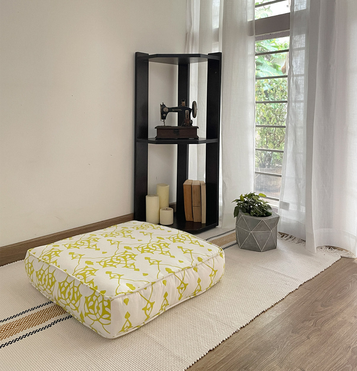 Large Patterned Floor Cushion (20x20