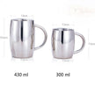 Double-Wall Stainless Steel Insulated Coffee Mug Tumbler-1