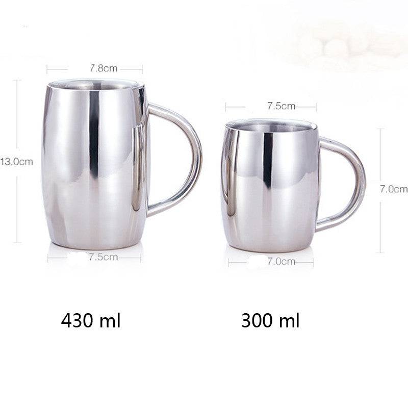 Double-Wall Stainless Steel Insulated Coffee Mug Tumbler-1