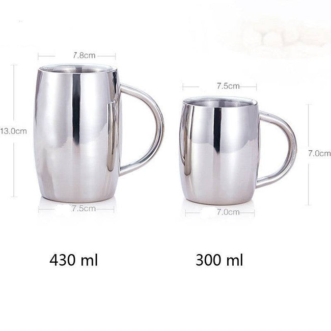 Double-Wall Stainless Steel Insulated Coffee Mug Tumbler-1