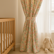 Wildflower Meadow Cotton Curtains – Watercolour Floral Kids Drapes, Light-Filtering or 100 % Blackout | Made-to-Measure