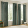 Nautical Anchor Pure Cotton Curtains – Blue Striped Kids Drapes, Light-Filtering or Blackout