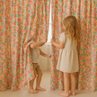 Wildflower Meadow Cotton Curtains – Watercolour Floral Kids Drapes, Light-Filtering or 100 % Blackout | Made-to-Measure