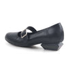 Casual Fringed Black Leather Mary Jane Shoes-3