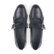Casual Fringed Black Leather Mary Jane Shoes-4