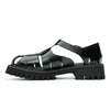 Glossy Calfskin Modern Roman Sandals for Men-0