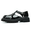 Glossy Calfskin Modern Roman Sandals for Men-1