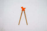 Simpo Kids Chopsticks with Cute Little Animal Helper