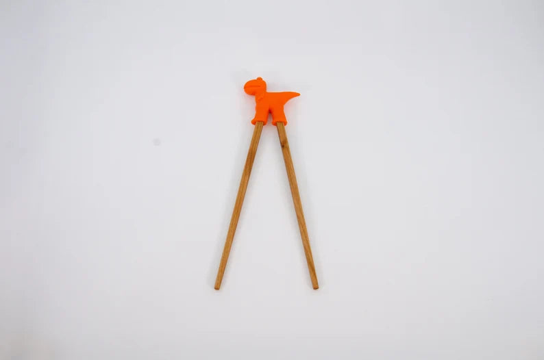 Simpo Kids Chopsticks with Cute Little Animal Helper