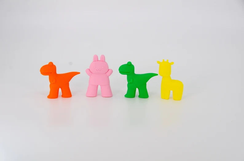 Simpo Kids Chopsticks with Cute Little Animal Helper