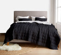 Box stitch - Pure Linen Quilt Sets-13