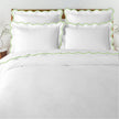 Waves - Pure Linen Embroidered Edge Duvet Cover Sets-4