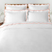 Waves - Pure Linen Embroidered Edge Duvet Cover Sets-3