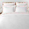 Waves - Pure Linen Embroidered Edge Duvet Cover Sets-3