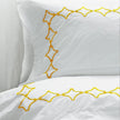 Links - Pure Linen Embroidered Edge Duvet Cover Sets-0