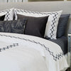 Links - Linen Cotton Embroidered Edge Duvet Cover Sets-8