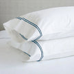 Tracks - Pure Linen Embroidered Edge Duvet Cover Sets-1