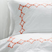 Links - Linen Cotton Embroidered Edge Duvet Cover Sets-0