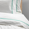 Tracks - Pure Linen Embroidered Edge Duvet Cover Sets-8