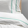 Tracks - Linen Cotton Embroidered Edge Duvet Cover Sets-8