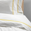 Tracks - Linen Cotton Embroidered Edge Duvet Cover Sets-6