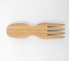 Natural Bamboo Spork-Zero Waste Free Of Plastic-Sustainable Cotton Pouch-2