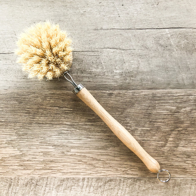 Natural Zero Waste Bamboo Kitchen Brush Set - Eco Friendly Plastic Free Sustainable Kitchen - Ultimate Set Of 5 Best Selling Bamboo Brushes-1