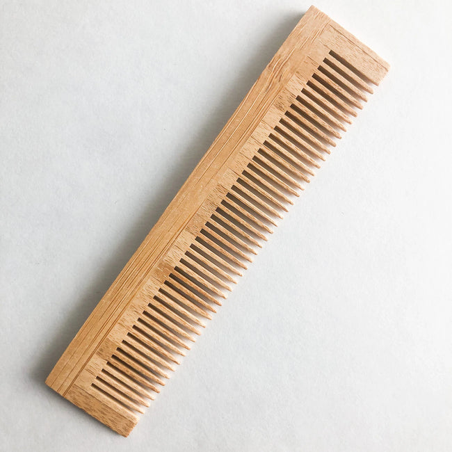 Plastic Free Natural Bamboo Comb - Zero Waste Static Free Comb-1