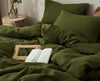 Waffle Weave Pure Linen Duvet Cover Sets-4