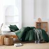 Waffle Weave Pure Linen Duvet Cover Sets-1