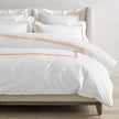 Maze - Linen Cotton Mix Embroidered Edge Duvet Cover Sets-5