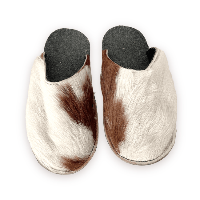 Adult Natural Goat skin Slippers-0