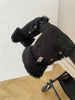 Black Natural Lambskin Stroller Hand Muffs-0