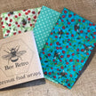 Strawberry Bee, Eco Friendly Beeswax Wraps